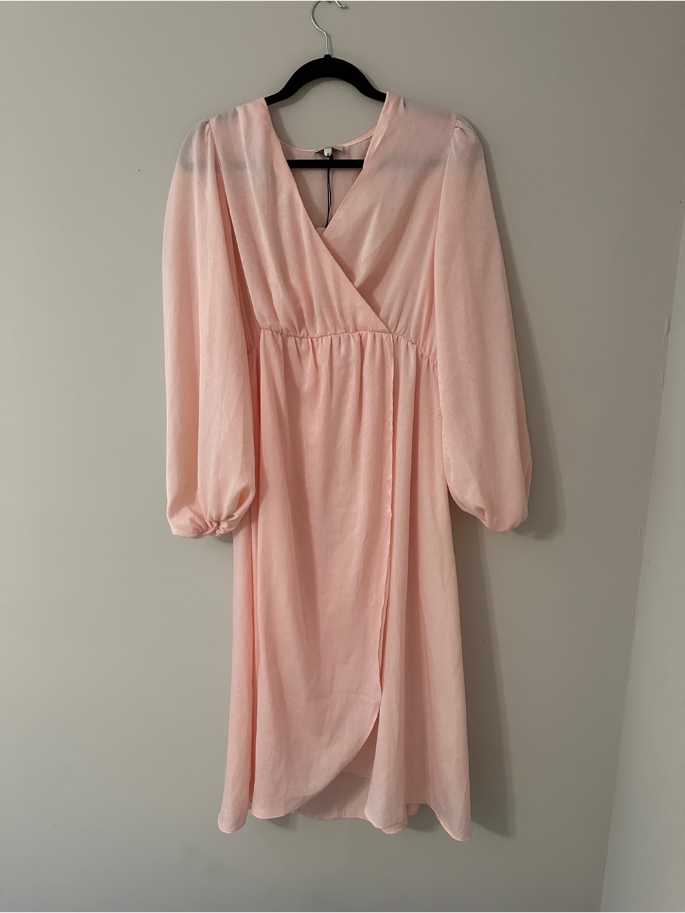 River Island Blush Wrap Maternity Dress